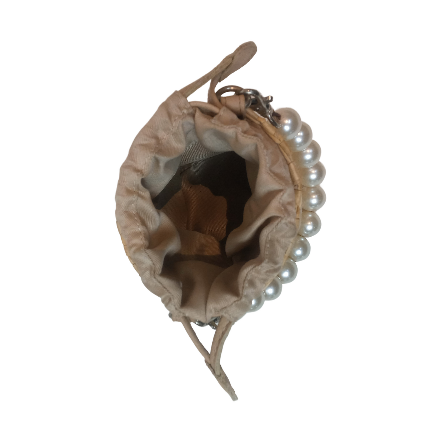 Women Natural Straw Potli Bag - Iris Atelier India