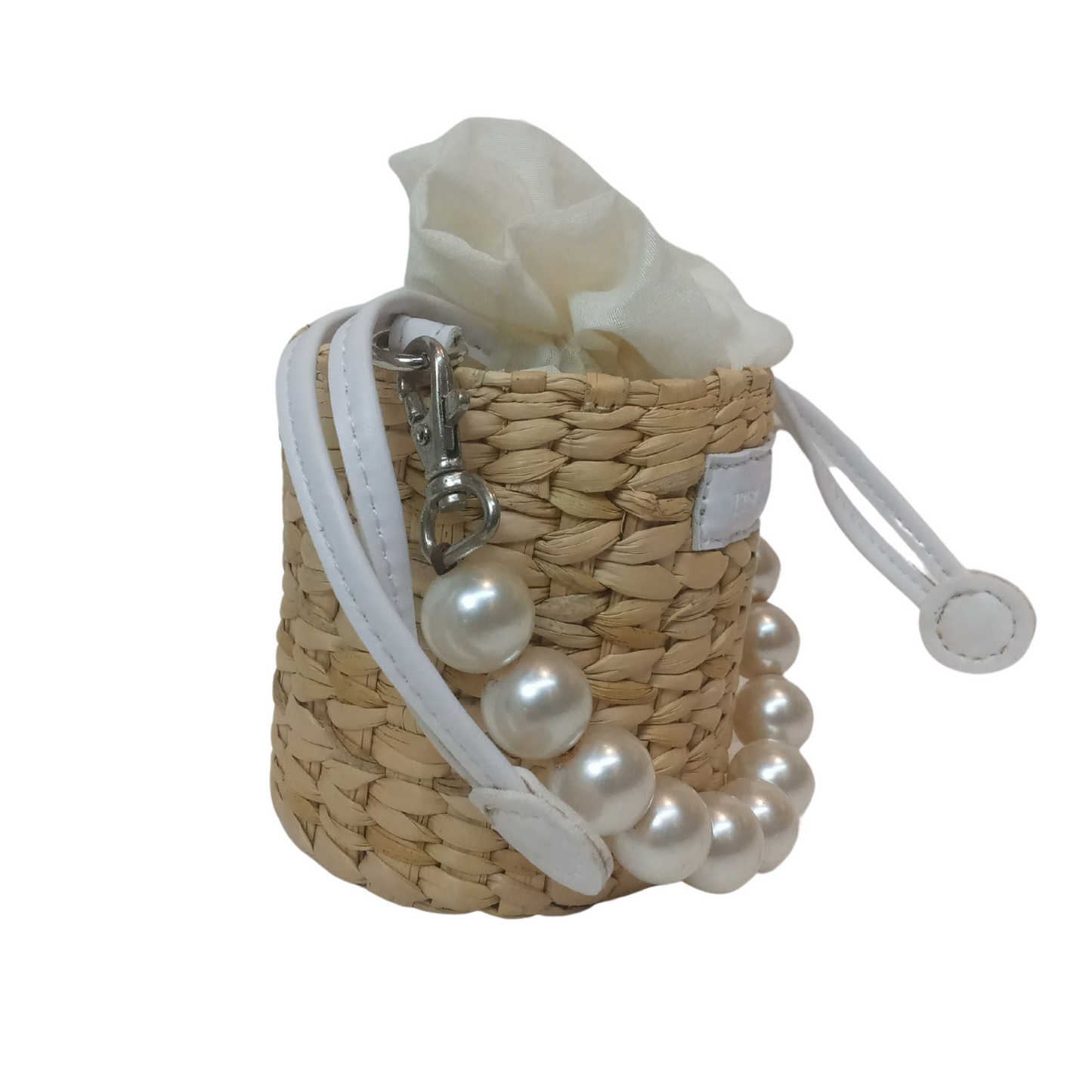 Women Natural Straw Potli Bag - Iris Atelier India