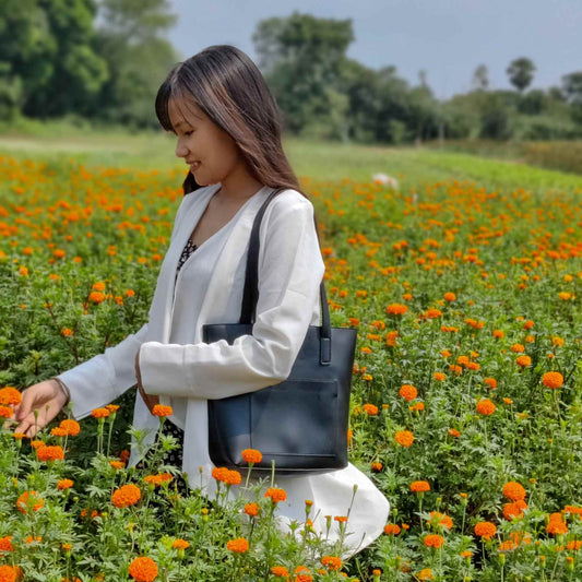 Mini Pocket Shopper - Iris Atelier India