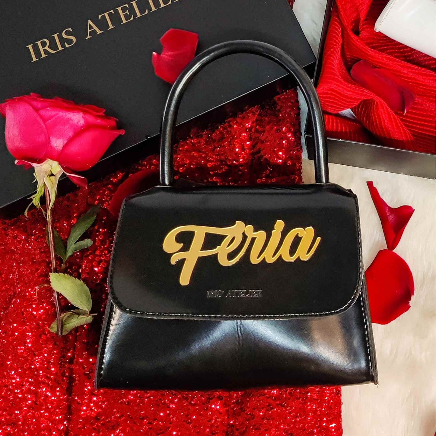 Personalized Lady Mini Bag - Iris Atelier India
