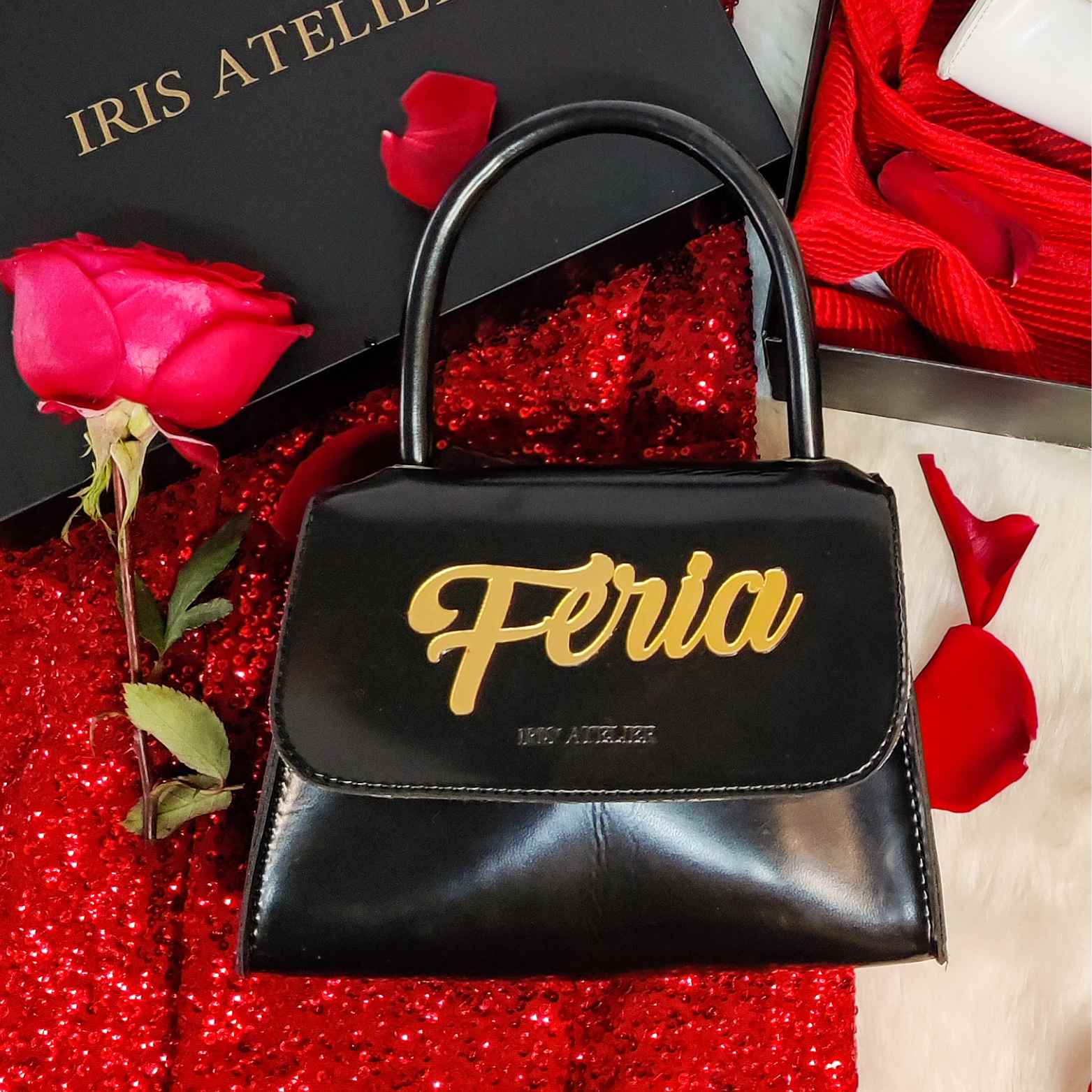 Personalized Lady Mini Bag - Iris Atelier India