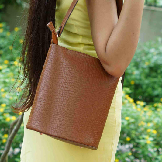 Hem Bucket Bag - Iris Atelier India