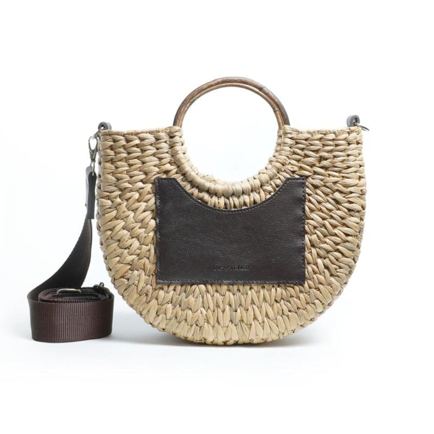 Seven Mile Paradise Natural Straw Tote Bag - Iris Atelier India