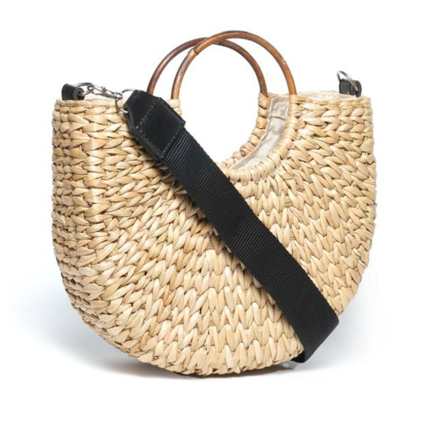 Seven Mile Paradise Natural Straw Tote Bag - Iris Atelier India