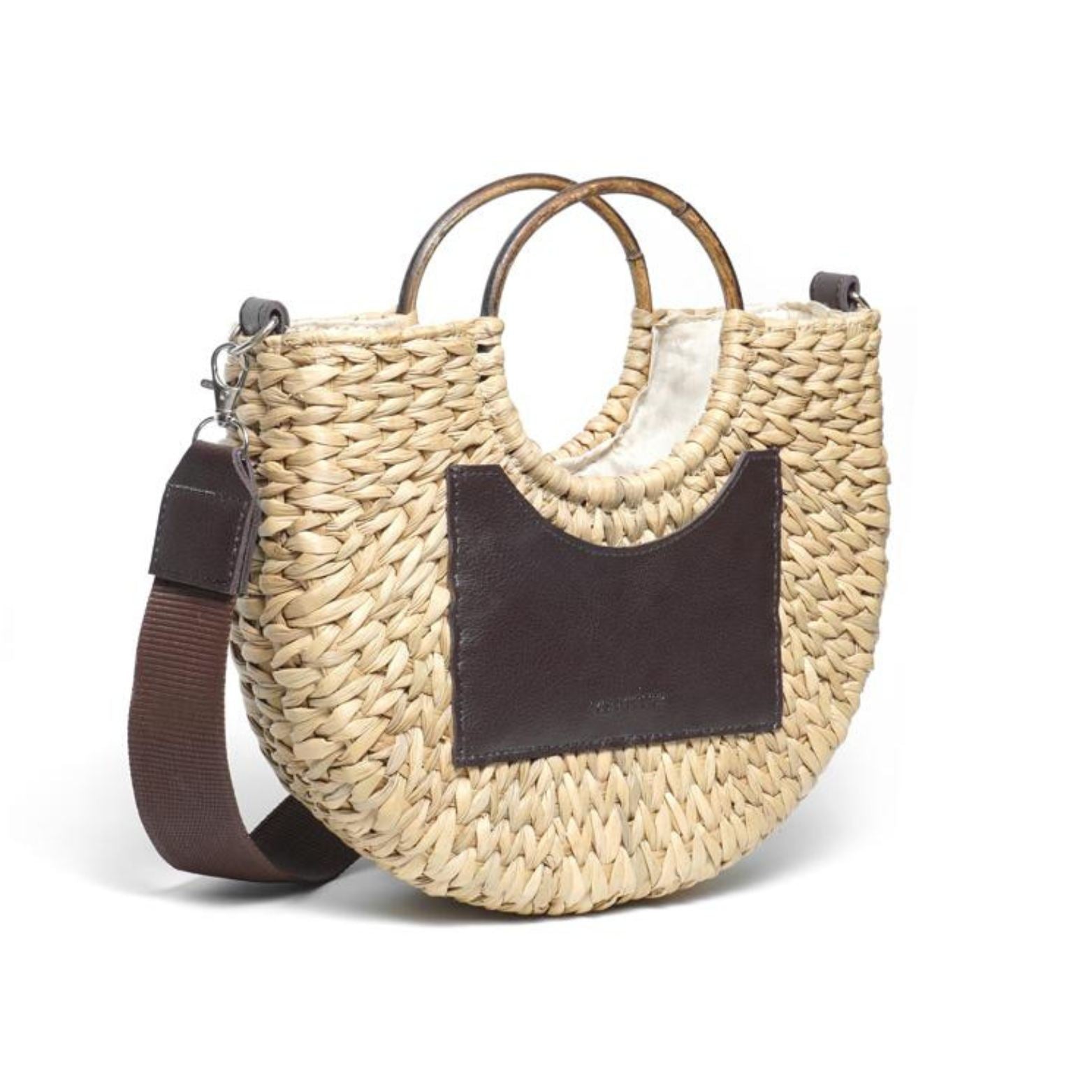 Seven Mile Paradise Natural Straw Tote Bag - Iris Atelier India