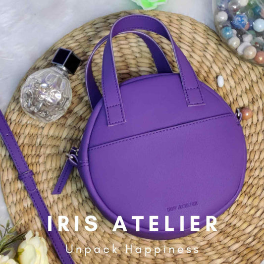 HALINA ROUND BAG - Iris Atelier India