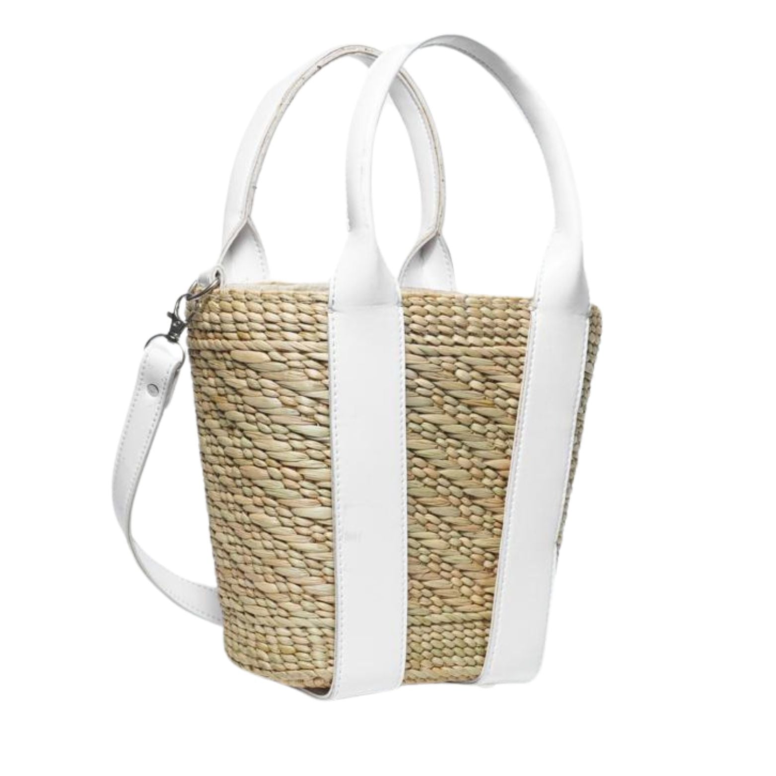 Graceful Escape Natural Straw Beach Bag - Iris Atelier India