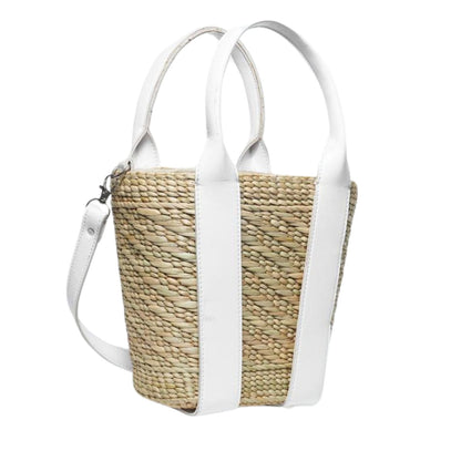 Graceful Escape Natural Straw Beach Bag - Iris Atelier India