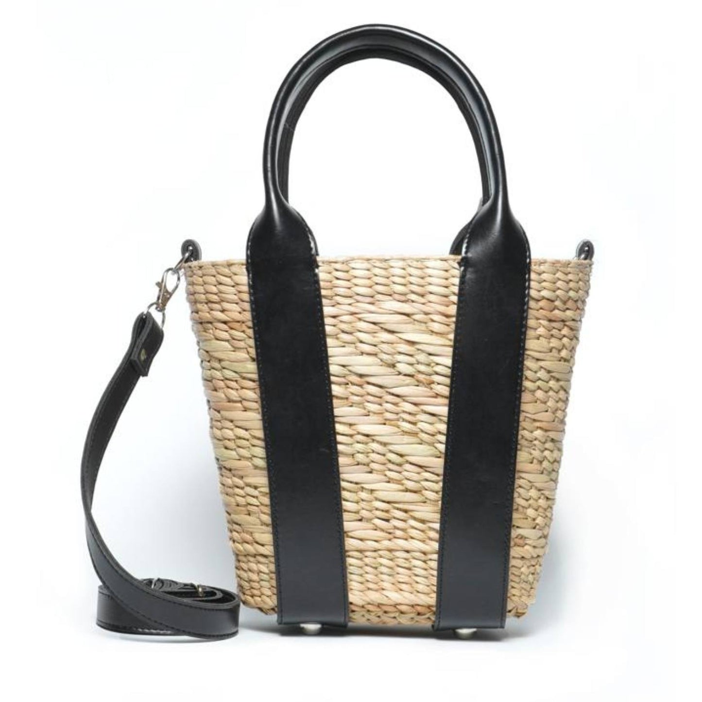 Graceful Escape Natural Straw Beach Bag - Iris Atelier India