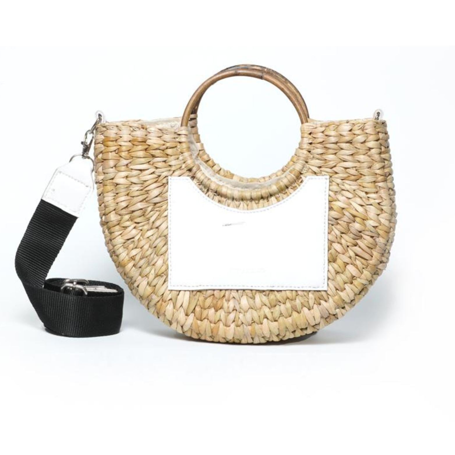 Seven Mile Paradise Natural Straw Tote Bag - Iris Atelier India