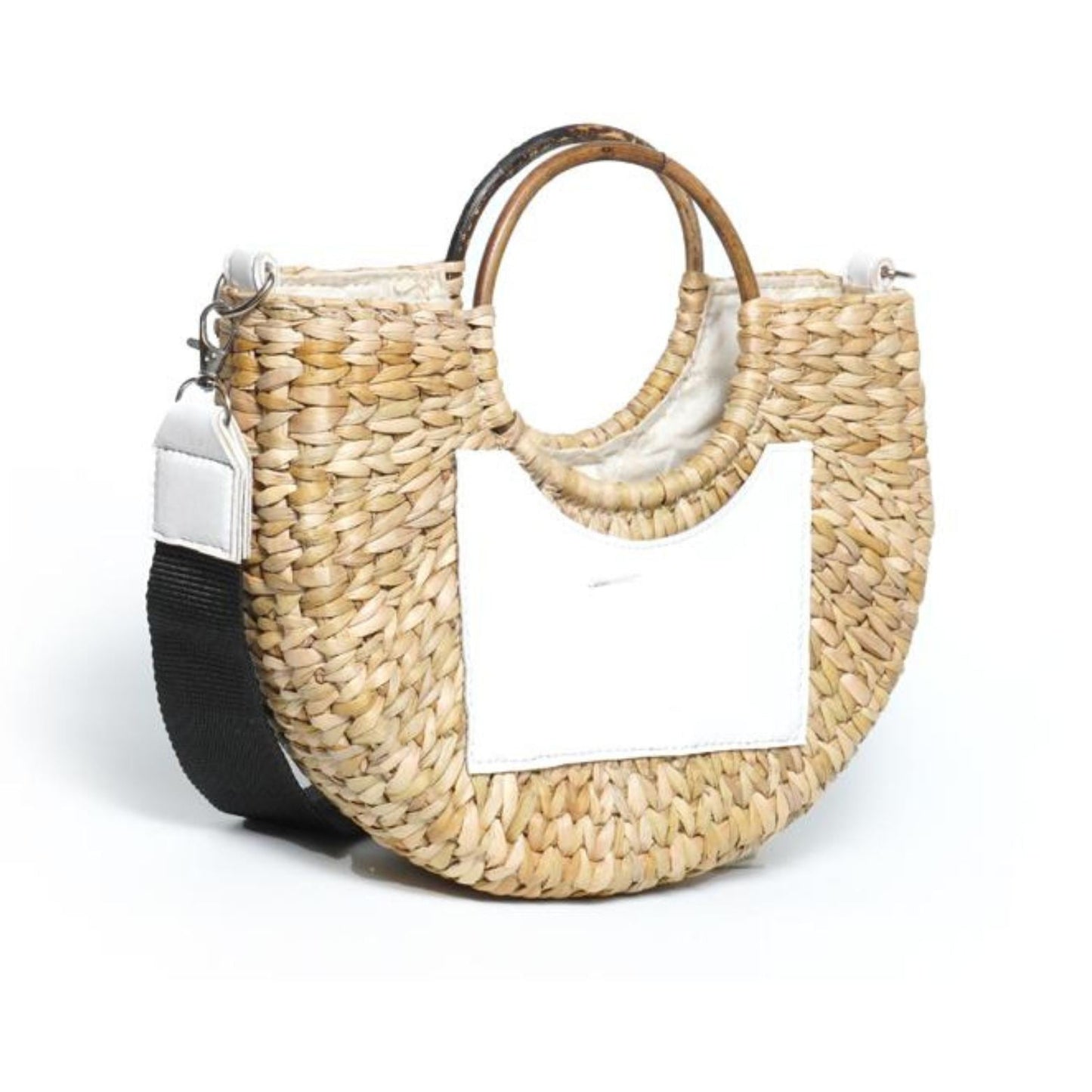 Seven Mile Paradise Natural Straw Tote Bag - Iris Atelier India