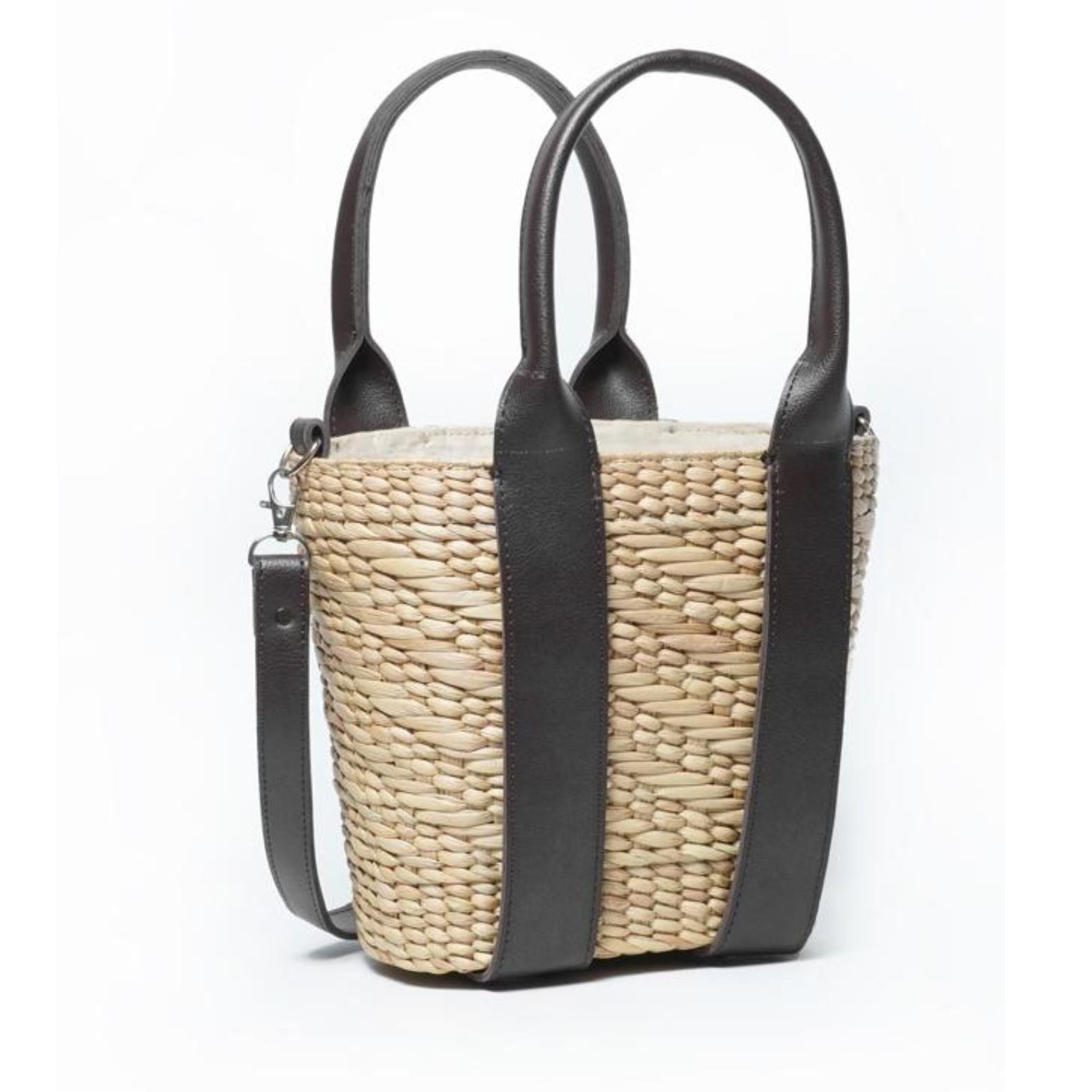 Graceful Escape Natural Straw Beach Bag - Iris Atelier India