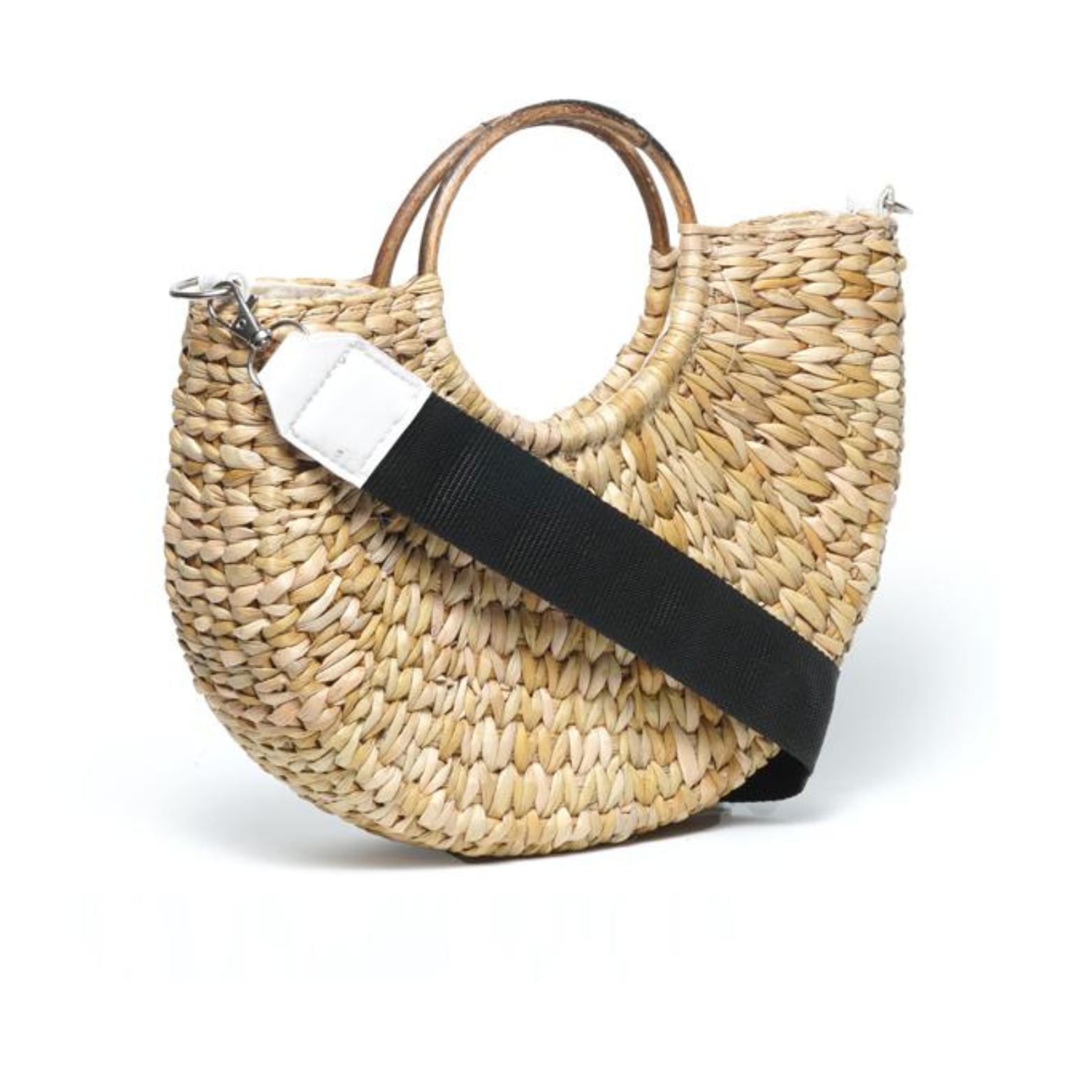 Seven Mile Paradise Natural Straw Tote Bag - Iris Atelier India