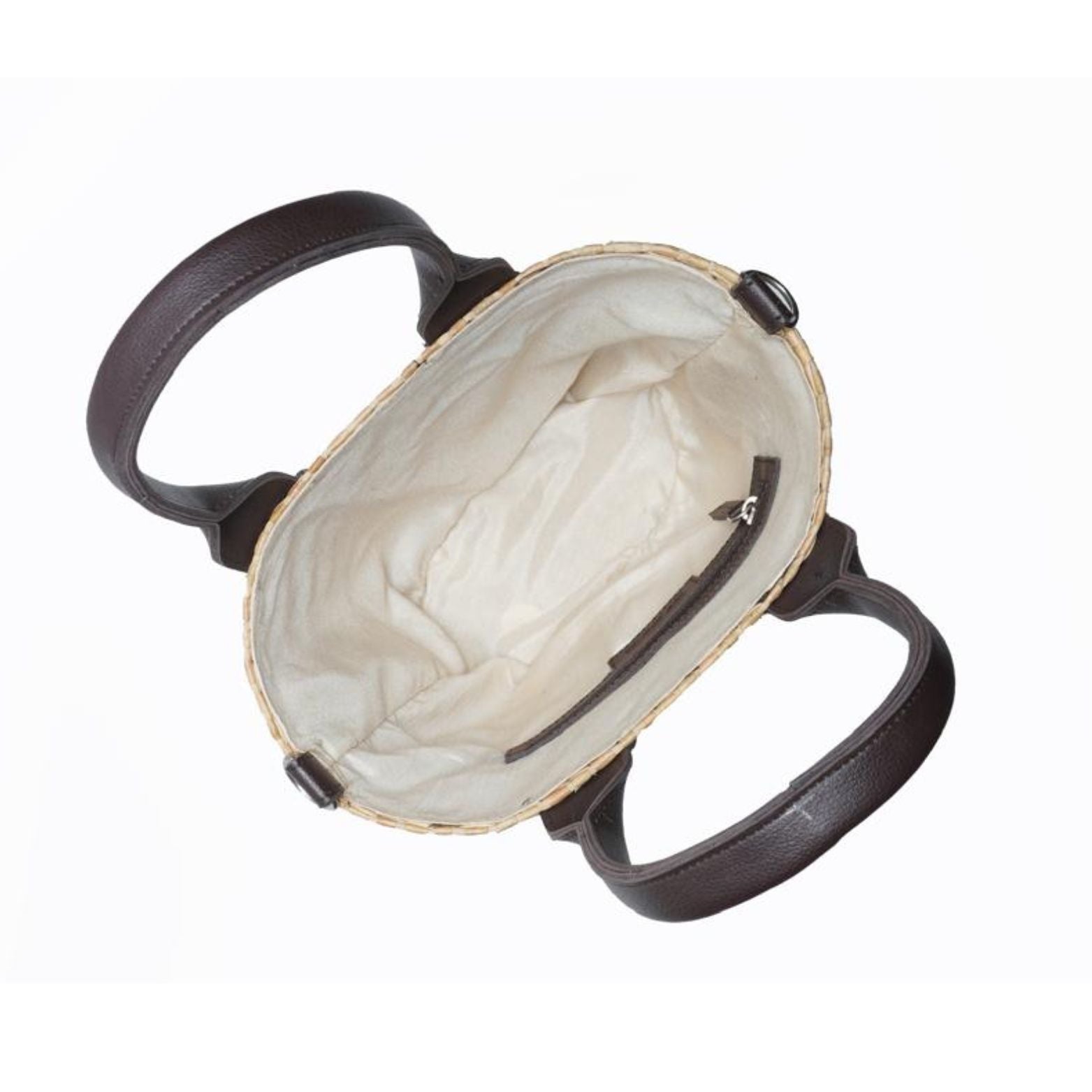 Graceful Escape Natural Straw Beach Bag - Iris Atelier India