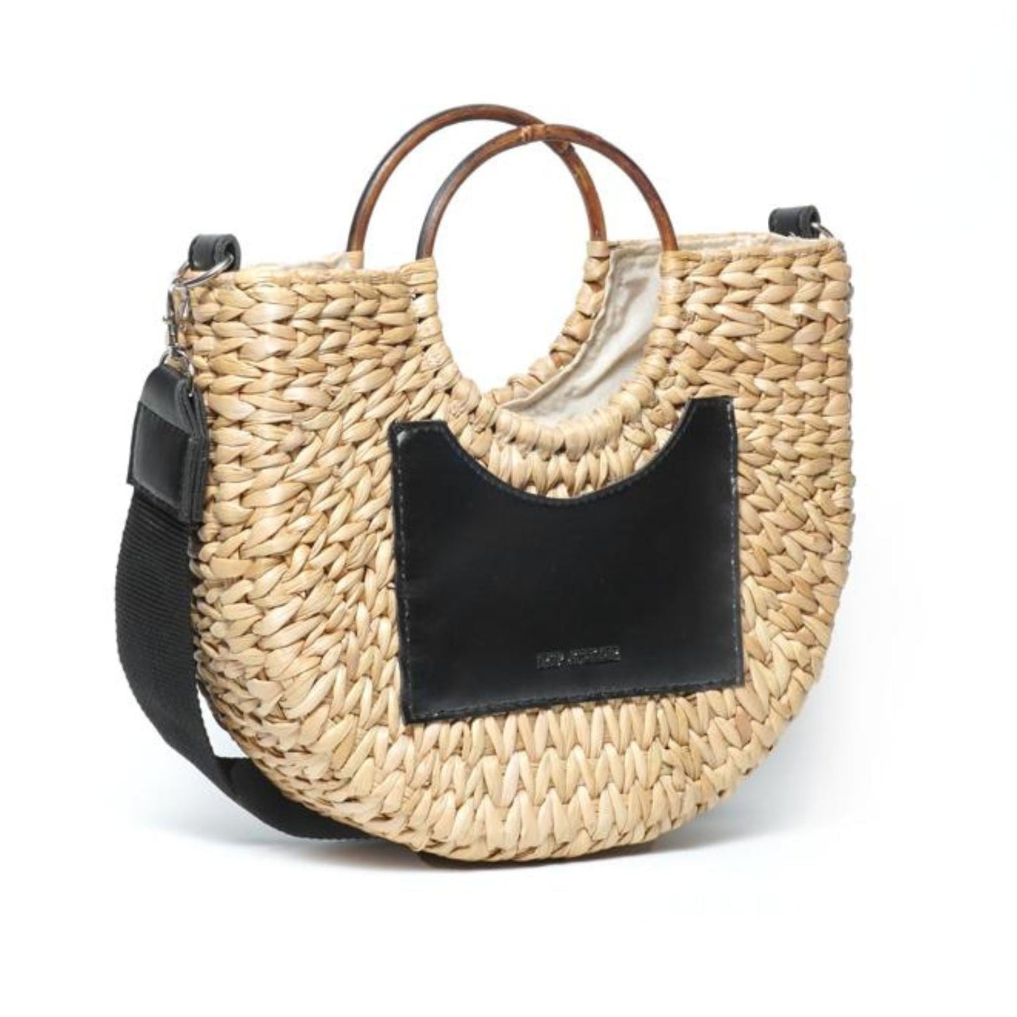 Seven Mile Paradise Natural Straw Tote Bag - Iris Atelier India